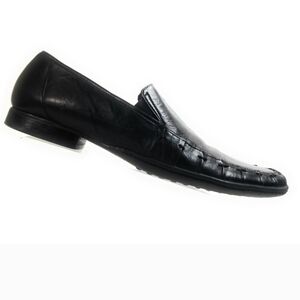 Robert Wayne Classic Black Slip-On Loafers